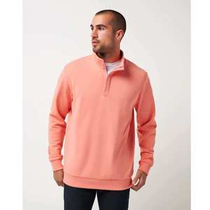 Sweat-shirt unisexe personnalisé à col zippé 1/4, en polyester, pour le sport, idéal pour l'été et les hommes, en polaire à demi-zip - Product Image 5