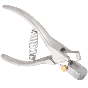 Pince à perforer les oreilles en acier inoxydable réutilisable, forme en U, grande taille, pour l'identification des animaux, instruments vétérinaires pour le bétail - Product Image 5