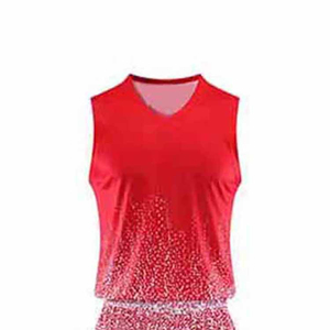 Vente flash Nouveaux ensembles de maillots de basket-ball personnalisés avec votre propre nom d'équipe et manches à séchage rapide 100% polyester - Product Image 4