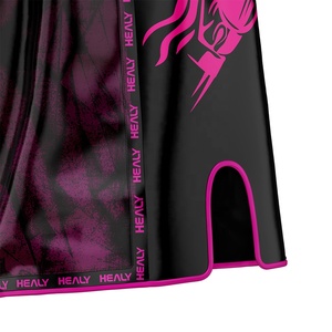 กางเกงชกมวยสีชมพูสำหรับผู้ชาย HEALY พิมพ์ลายด้วยเทคนิค Heat-Transfer ผลิตจากผ้าสแปนเด็กซ์และโพลีเอสเตอร์ แห้งเร็ว น้ำหนักเบา ระบายอากาศได้ดี เหมาะสำหรับการฝึกซ้อม - Product Image 6