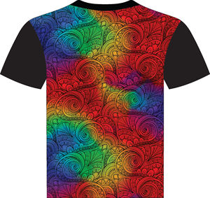 Camiseta de cuello redondo para hombre totalmente personalizada, manga corta, diseño liso y ropa informal de punto de color sublimada - Product Image 2