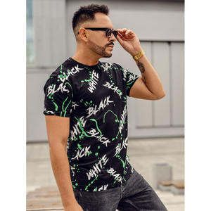 เสื้อยืดผู้ชายผ้าฝ้ายทรงหลวมสีพื้นเสื้อยืดสำหรับใส่ในฟิตเนสสีพื้นฤดูร้อน - Product Image 4