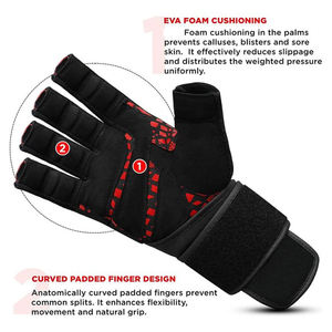 Nouvelle Arrivée Meilleur Matériel OEM Service Qualité Premium Logo Personnalisé Vente Chaude Gants D'haltérophilie PAR DES INDUSTRIES INCROYABLES - Product Image 4