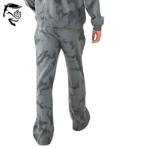 Conjunto de Sudadera con capucha y cremallera al por mayor, chándales para hombre con calidad de serigrafía y chándal polar de algodón 100% - Product Image 6