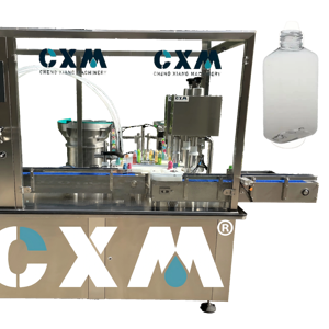 CXM factory price Beauty and personal care industry 15ml 20ml 100ml plastic flat bottle filling <b>capping</b> <b>machine</b> - Product Image 1