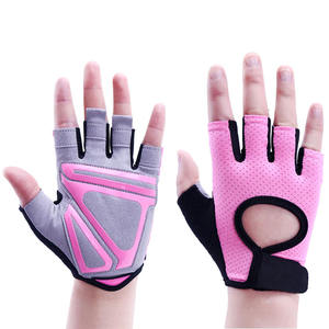 Fácil de usar, soporte de muñeca, gimnasio, mancuernas, guantes de levantamiento de pesas, medio dedo, antideslizante, deporte, entrenamiento, Fitness, gimnasio, guantes - Product Image 4