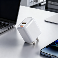 Chargeur rapide pliable compact PD 20W Type-C en ABS pour téléphone portable, appareil photo et montre connectée - Idéal pour les voyages