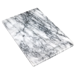 Tablas de cortar de mármol blanco Tabla de cortar de mármol Premium con base para utensilios de cocina y producto de gran oferta - Product Image 3