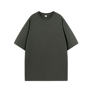 เสื้อยืดสำหรับผู้ชายคอกลมแบบหนาระบายอากาศน้ำหนักเบาแบบถักกันลื่นมีลายโลโก้คอแบบสั่งตัด - Product Image 3