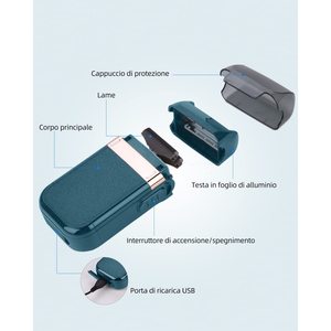 Afeitadora Eléctrica 5 en 1 para Hombre, Carga Rápida, Pantalla LED, Fácil de Usar, Afeitadora Facial - Product Image 2