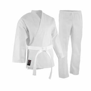 Lo más nuevo de alta calidad, Material de lona de algodón de 14oz, cinturón OEM, diseño único, costura de doble hilo, uniforme de Karate de Judo hecho en fábrica - Product Image 5