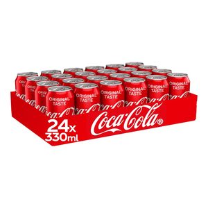 Para Coca Cola 330ml Latas delgadas carbonatadas Soda afrutada y refrescos con sabor a chocolate Paquete de 24 en embalaje de botella - Product Image 6