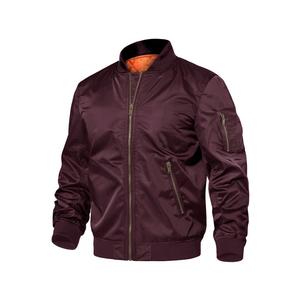 Chaqueta de bombardero de vuelo de patrón cómodo clásico personalizada para ropa de hombre chaqueta impermeable para hombre - Product Image 1