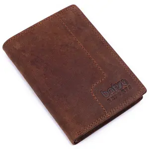 Wholesale Supplier of Excellent Quality Vintage Style Bi-Fold Genuine Leather RFID Blocking Men's Wallet at Competitive Price