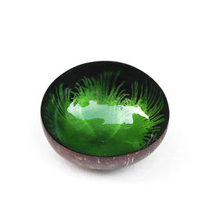 Cuencos de Ratán Pulido Artesanalmente con Laca de Color, Decoración Ecológica para Fiestas y Cenas, Muestra Gratuita B2B - Product Image 1