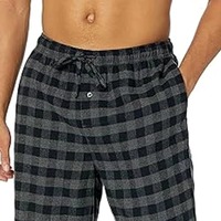 Unisex Özel Tasarım %100 Pamuklu Flanel Nefes Alabilen Pijama Altı Ağır Flanel Şortlar Rahat İç Mekan Kullanımı İçin Bol Kesim Seksi Stil