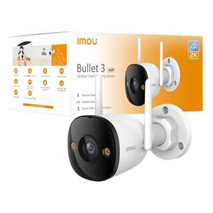 Cámara de Red BULLET 3M0WE IPC S3EP Blanca con Resolución de Vigilancia de 2304x1296 - Product Image 2