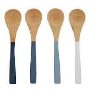 Herramientas de ensalada de madera pulida de alta calidad, juego de vajilla ecológico con cuchara con mango de resina, el mejor diseño - Product Image 4
