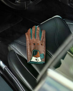 Gants de moto en cuir véritable unisexe Gant de conduite automobile avec logo personnalisé Vente directe d'usine à des prix raisonnables - Product Image 5