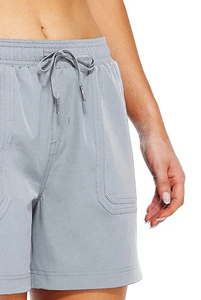 Prix de gros, Nouvelle mode, Shorts en jean pour femme, Logo personnalisé, Coton respirant, Coupe ajustée, Braguette boutonnée, Taille haute, Style sport et décontracté - Product Image 6