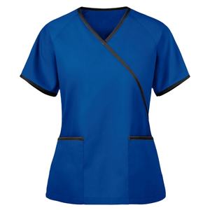 Tenues médicales unisexes pour hommes et femmes, uniformes d'hôpital, blouses de médecin, blouses médicales à col croisé pour femmes, modèle 2026 - Product Image 1