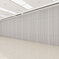 Cloison coulissante insonorisée modulaire personnalisée pour la gestion des espaces de bureaux commerciaux, séparateurs de pièce flexibles