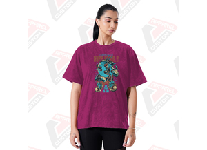 เสื้อยืดผ้ายีนส์ผ้ายีนส์ผ้าลูกฟูกสำหรับผู้หญิงทันสมัยทันสมัยทันสมัยผ้าลินินเป็นมิตรต่อสิ่งแวดล้อมผ้าปะติดลูกปัด - Product Image 2