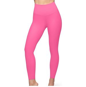 Leggings de couleur rose femmes vêtements polaire taille haute crayon droit blanc bonne qualité Jogging Leggings sans couture respirant - Product Image 1