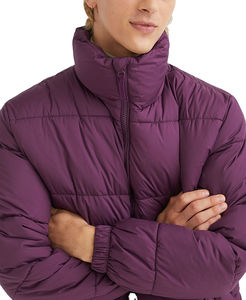 Chaqueta acolchada de invierno con logotipo personalizado para hombre, diseño superior, soporte, cortavientos, calidad, lona, talla grande, abrigo de utilidad, buen cálido, acogedor, Plus - Product Image 4