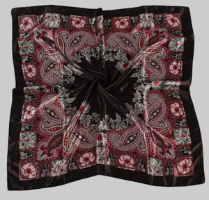 Pañuelo Cuadrado de Diseño Veraniego Hecho a Mano, Doble Cara con Logotipo Personalizado, Algodón Orgánico, Seda Modal, Última Moda, Impresión Digital - Product Image 4