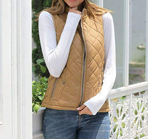 Chaleco Acolchado Informal para Mujer, con Cierre, Cuello Alto, Talla Grande, Premium, Ligero, Impermeable, Ecológico y Transpirable - Product Image 5