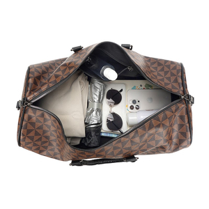 กระเป๋าดัฟเฟิลหนังแท้หรูหรากระเป๋าเดินทางความจุมาก2025โพลีเอสเตอร์ทนทานอเนกประสงค์ - Product Image 5