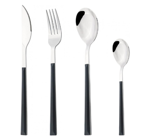 Vente chaude Couverts Ensembles Cuillère Fourchette Couteau Moderne Argent Brillant Couverts Couverts pour La Maison Hôtel et Restaurant - Product Image 4