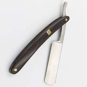 Maquinilla de afeitar recta de madera de borde recto para hombre Maquinilla de afeitar recta manual de acero inoxidable - Product Image 2