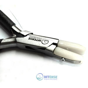 Pince à boucler ronde et plate en acier inoxydable de haute qualité, 5 pouces, pour la fabrication de bijoux en fil souple, la création de perles, la fabrication de bracelets - Product Image 3