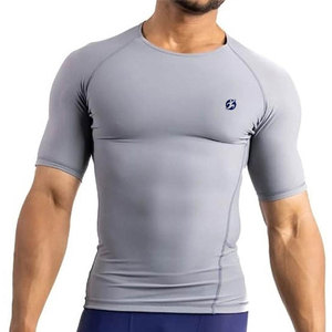 Camisetas Deportivas de Manga Corta, Transpirables, Ecológicas, de Lona, con Empaque Personalizado, Talla Regular para Hombre, Secado Rápido, Uso Diario, Frente - Product Image 1