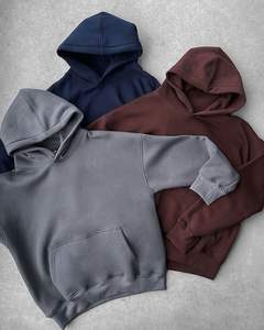 Sudadera con capucha Lisa informal para hombre, Sudadera de felpa bordada a máquina, sudaderas con capucha de poliéster/algodón, ropa bordada - Product Image 1
