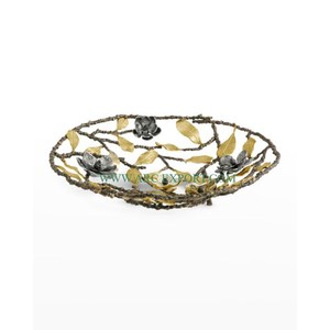 Couleur noire enduit de poudre métallique Look unique fantaisie Dessert et bols à salade meilleur vendeur maison vaisselle bol décoratif approvisionnement - Product Image 5