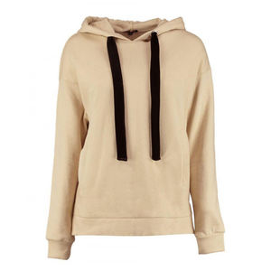 Pulls surdimensionnés en polaire de haute technologie Baggy coupe ample Boxy sweat à capuche court uni vierge solide 3d broderie sweats à capuche personnalisés - Product Image 1