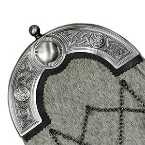 Sporran écossais en cuir - Sporrans en cuir véritable de haute qualité, couleur/logo/tailles personnalisables, confortables et durables, SAMEER IMPEX - Product Image 5