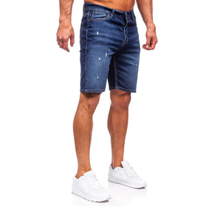 2025 Streetwear Vintage Washed Jorts para hombres moda Denim Jean Shorts hombres personalizado verano precio al por mayor - Product Image 3