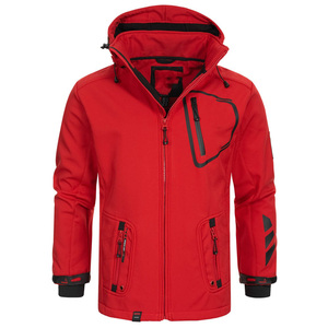 Vente de gros Elite Premium Nouveau Softshell à capuche réglable à poignets élastiques Pour hommes Veste de confort unique avec logo personnalisé - Product Image 2