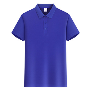 Camiseta de Manga Corta de Color Sólido 100% Poliéster Personalizada OEM con Logotipo Bordado, Camisetas Polo de Trabajo de Color Sólido - Product Image 6