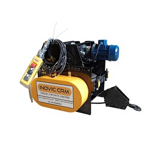Electric New Metal Wire Rope <b>Hoist</b> 2 TON Capacity 9 Meter Lifting Height 6 MPM Speed DC Disc Brake Rotorq Gearbox Remote Control - Product Image 1
