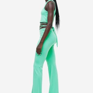 High Waisted Workout Yoga <b>Leggings</b> for Women Hight Quality Fitness Women Yoga Gym 2-piece Bra and Lagging - Product Image 4