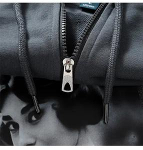 Cotton Zipper <b>Hoodie</b> Custom Zip-Up <b>Hoodie</b> Custom Logo Printing & Embroidery Zip up <b>Hoodie</b> Print <b>Thin</b> Casual Cardigan Coat - Product Image 3