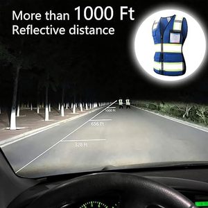 Chaleco de Trabajo de Alta Visibilidad para Hombre, Chaleco de Seguridad Reflectante de Alta Calidad - Product Image 6