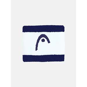 Muñequera Deportiva HEAD Azul Marino/Blanco a Rayas, 2.5 cm, Nailon y Spandex, Ligera, Delgada, Secado Rápido, Antideslizante, Protección Contra el Sudor para Deportes de Verano - Product Image 1