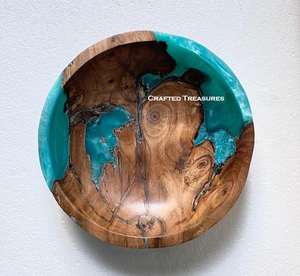 Bols de service de meilleure qualité, bol en bois de forme ronde fait à la main avec finition naturelle, bois d'acacia, élégant et durable - Product Image 2