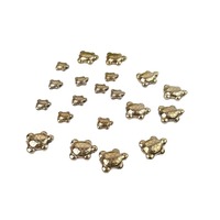 Collier Pendentif Tortue Dorée en Cristal de Pyrite Naturelle de Haute Qualité, Gravé, Fait Main, Poli, Accessoires de Mode en Gros